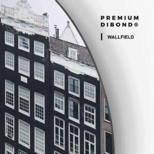Amsterdam II - Muurcirkel Dibond