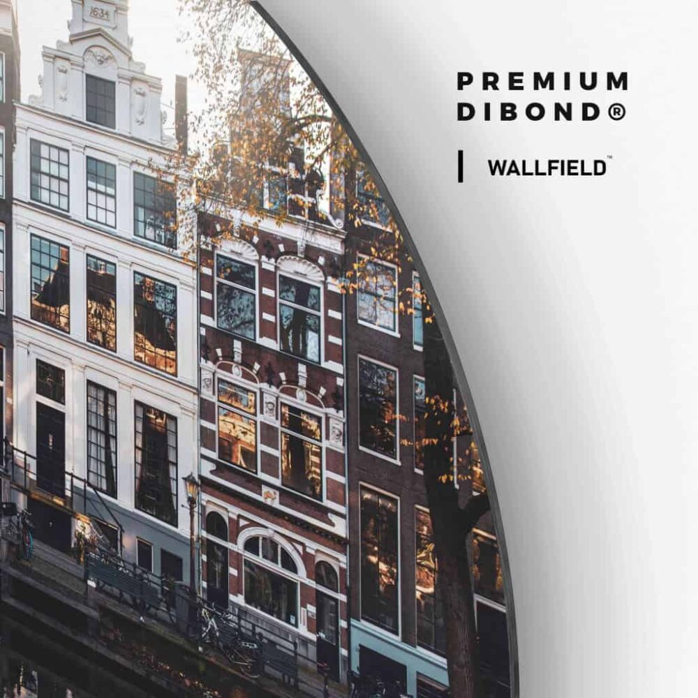 Amsterdam I - Muurcirkel Dibond