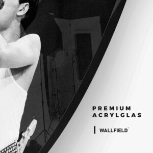 Freddie Mercury - Muurcirkel Glass