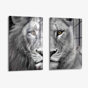 Bundle-Lion-Lioness-2x-Glass
