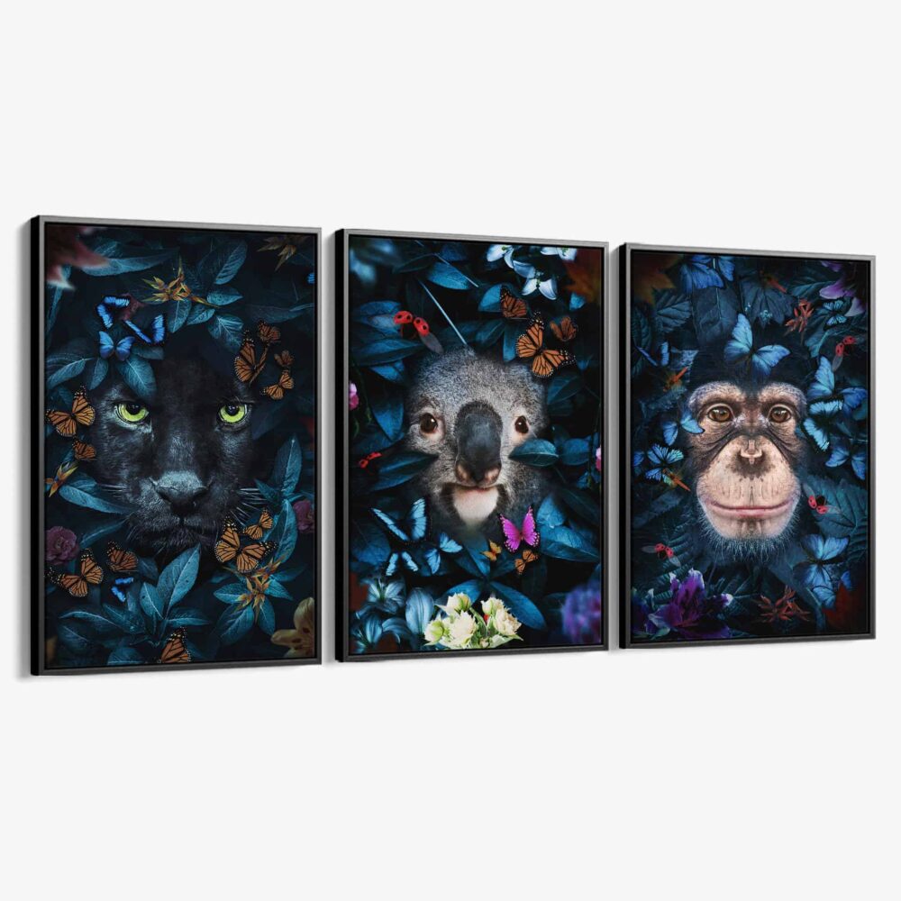 Bundle-Tropical-Animals-3x-Canvas