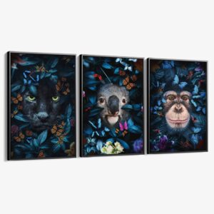 Bundle-Tropical-Animals-3x-Canvas