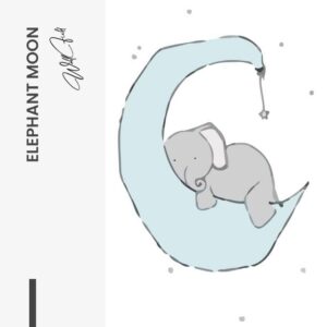 Elephant Moon - Glass