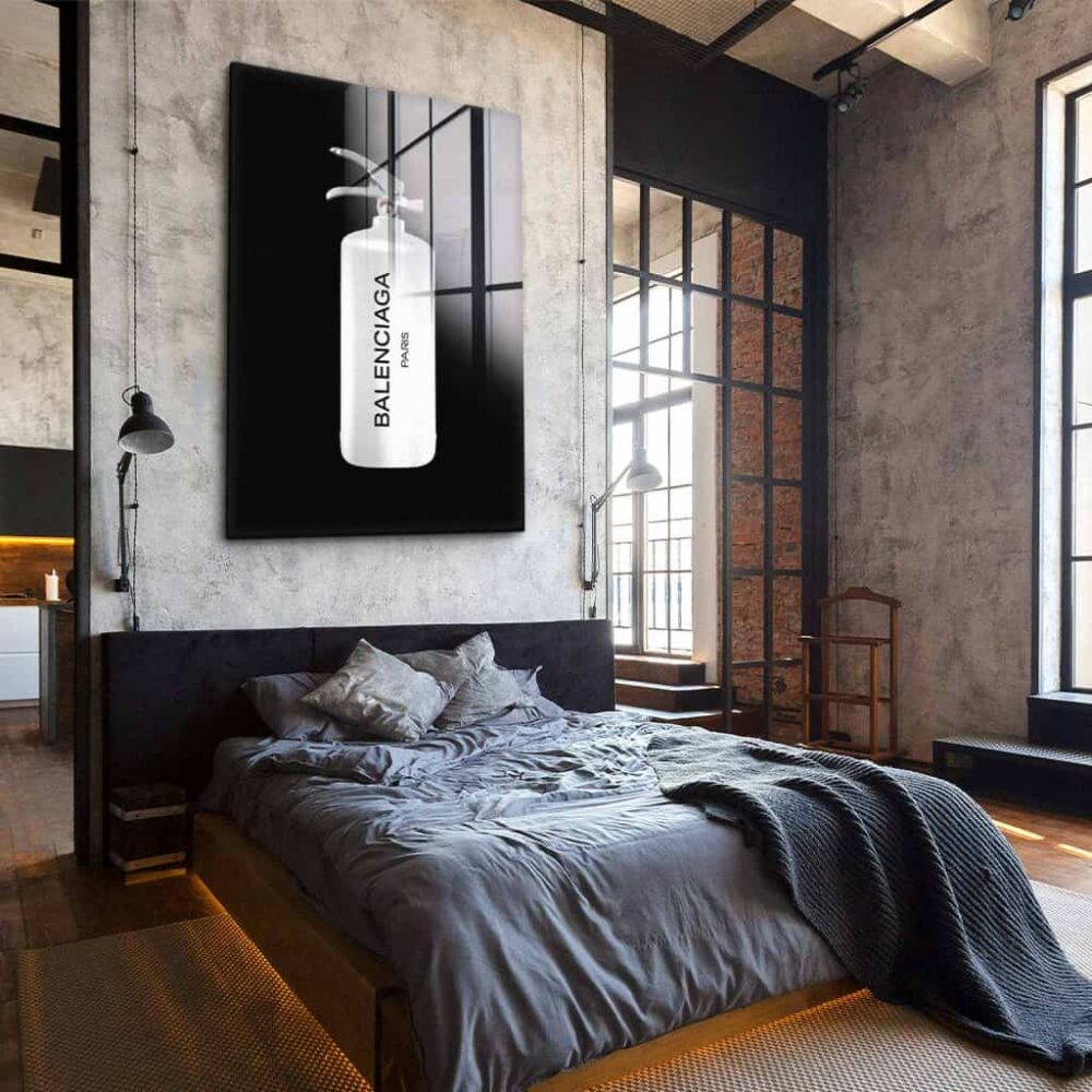 White Extinguisher II - Glass