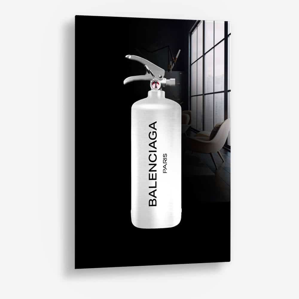 White Extinguisher II - Glass