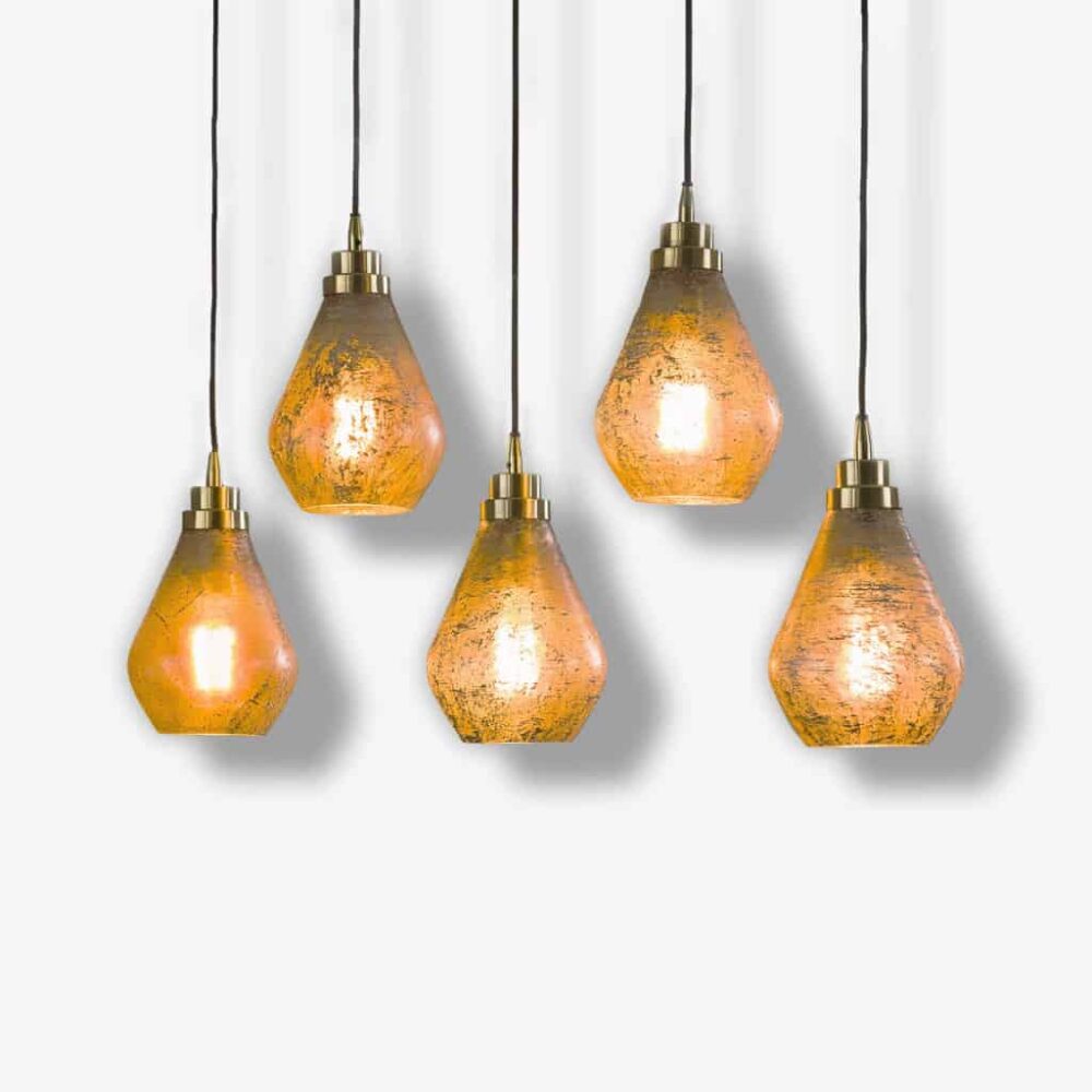 Hanglamp 5L bagliore marrone