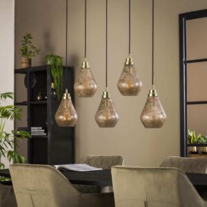 Hanglamp 5L bagliore marrone