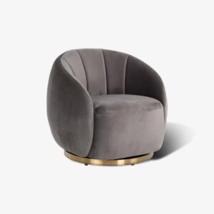 Draaifauteuil Jago Stone Velvet