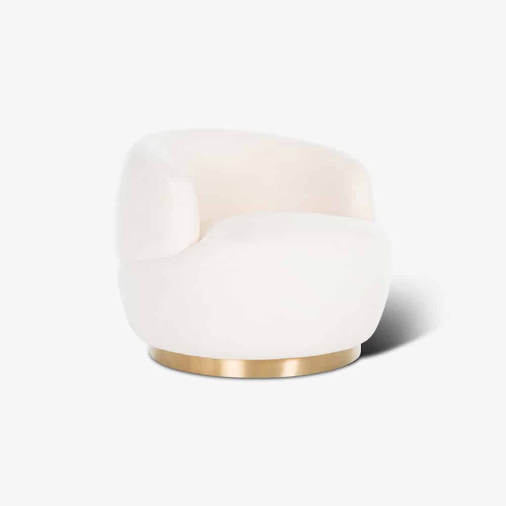 Draaifauteuil Teddy White teddy