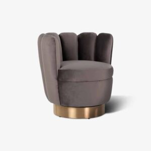 Fauteuil Mayfair Stone velvet