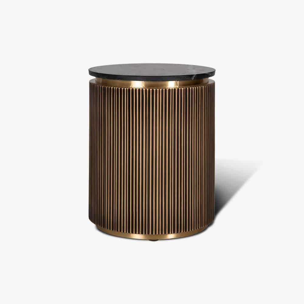 Bijzettafel Ironville 50Ø (Gold)