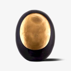 Kandelaar Reen zwart goud medium (Black)