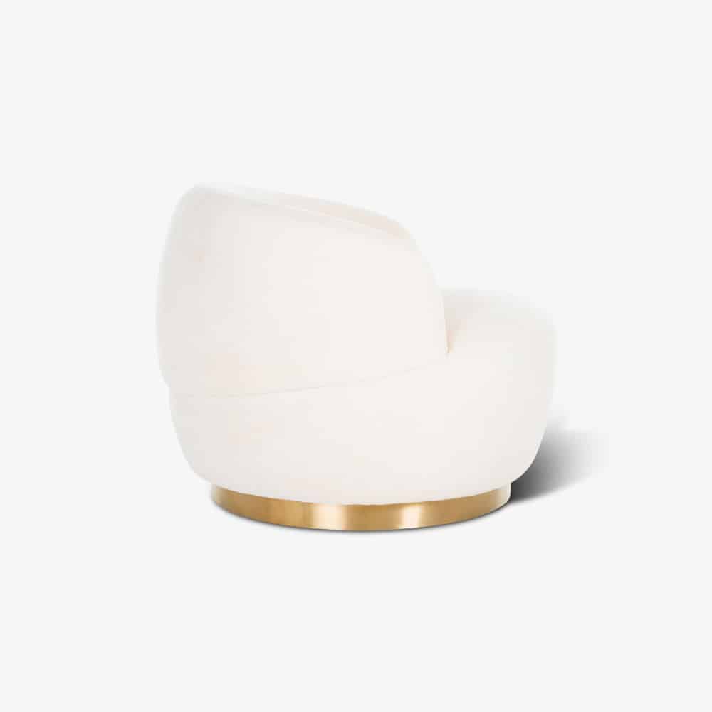 Draaifauteuil Teddy White teddy