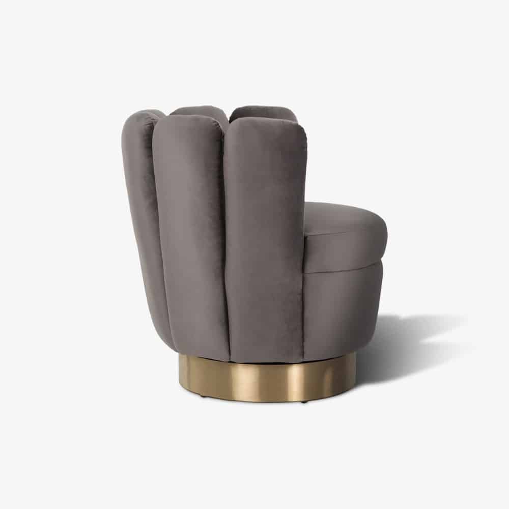 Fauteuil Mayfair Stone velvet