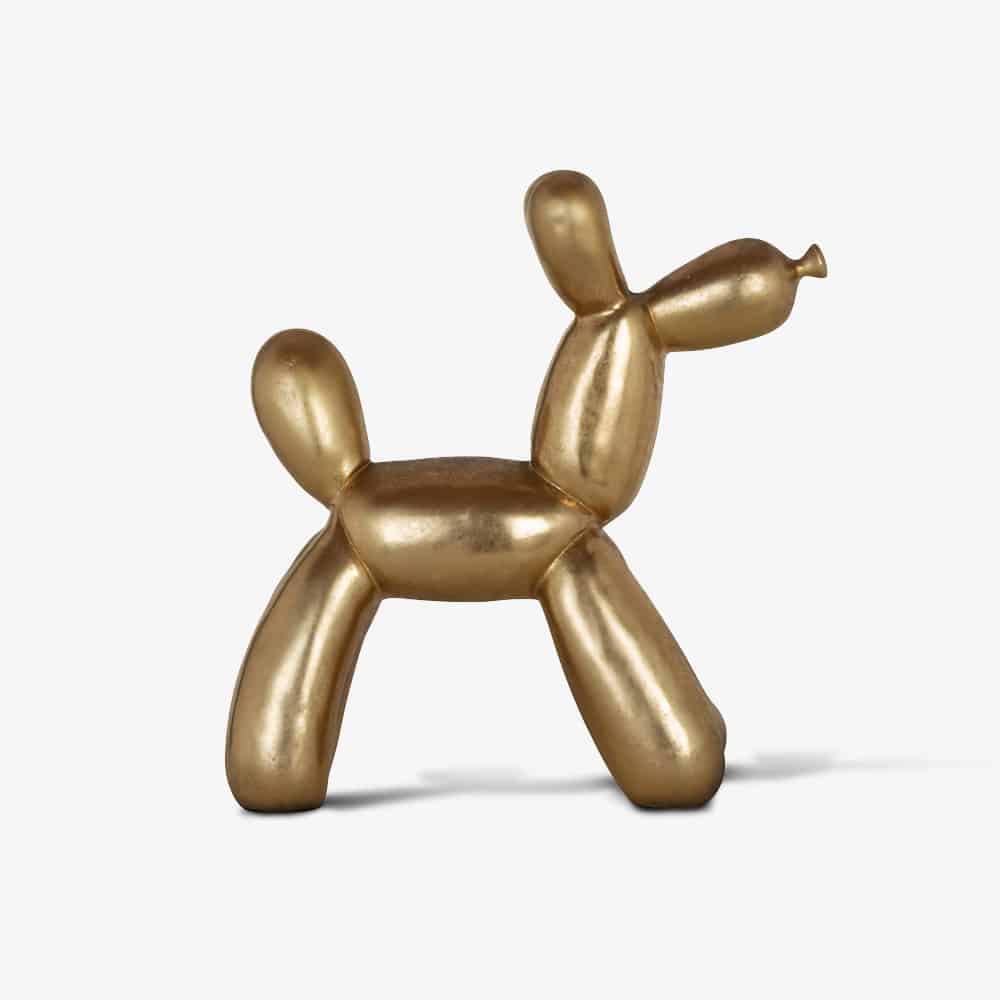 Dog deco object (Gold)
