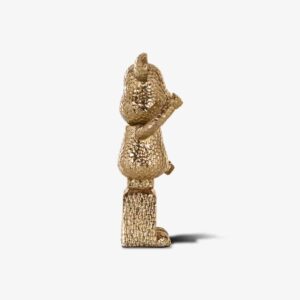 Deco object beer goud (Gold)