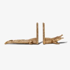 Boekenstandaard Krokodil (Gold)