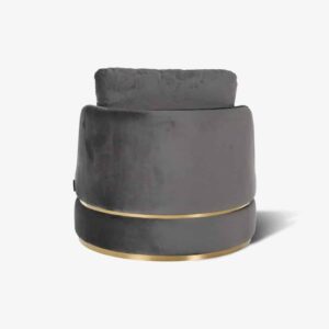 Fauteuil Kylie Stone velvet