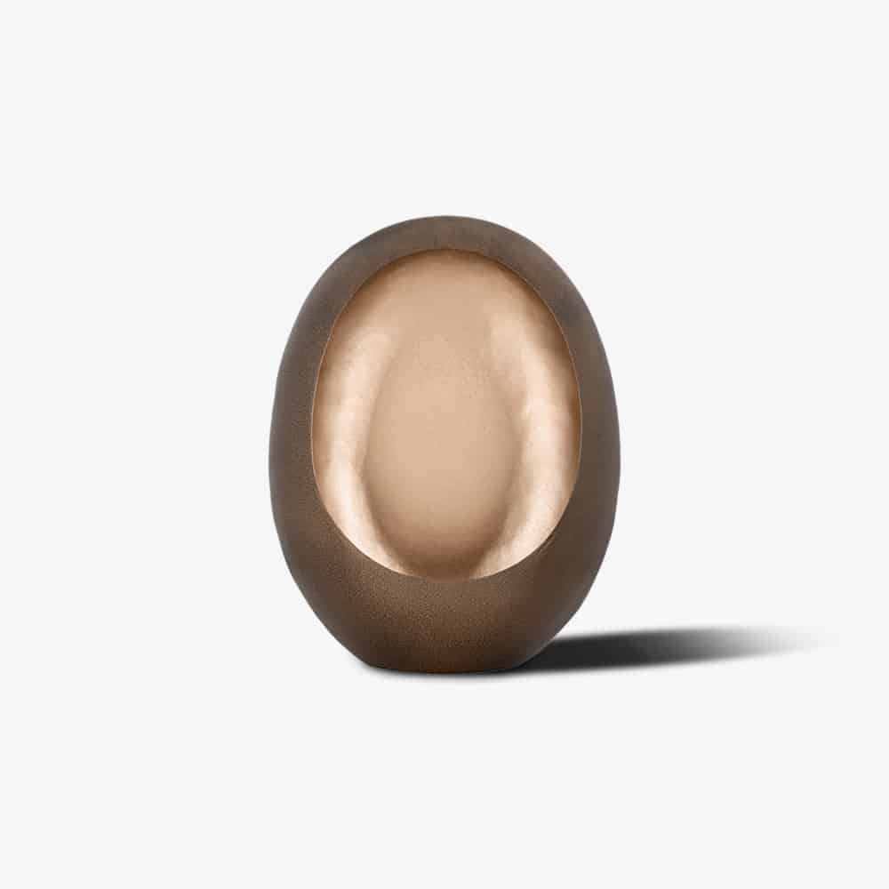 Kandelaar Xemm brons goud medium (Bronze)