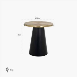 Bijzettafel Sassy (Brushed Gold)