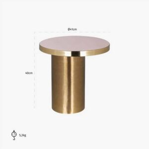 Bijzettafel Giulia (Brushed Gold)