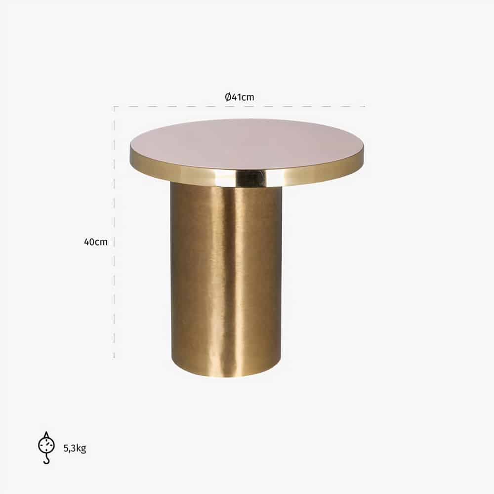 Bijzettafel Giulia (Brushed Gold)