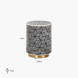 Bijzettafel Bliss 36Ø