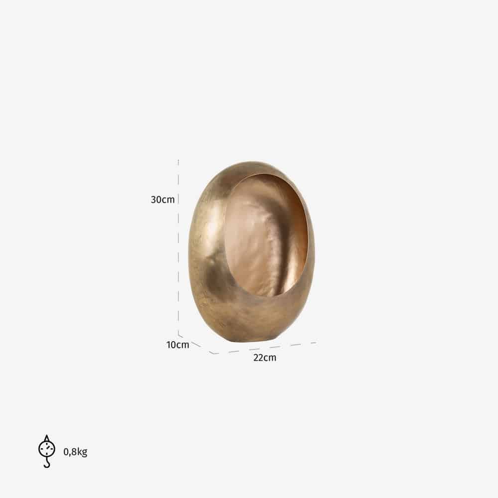 Kandelaar Magly goud klein (Gold)
