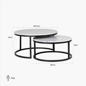 Salontafel Lexington set/2