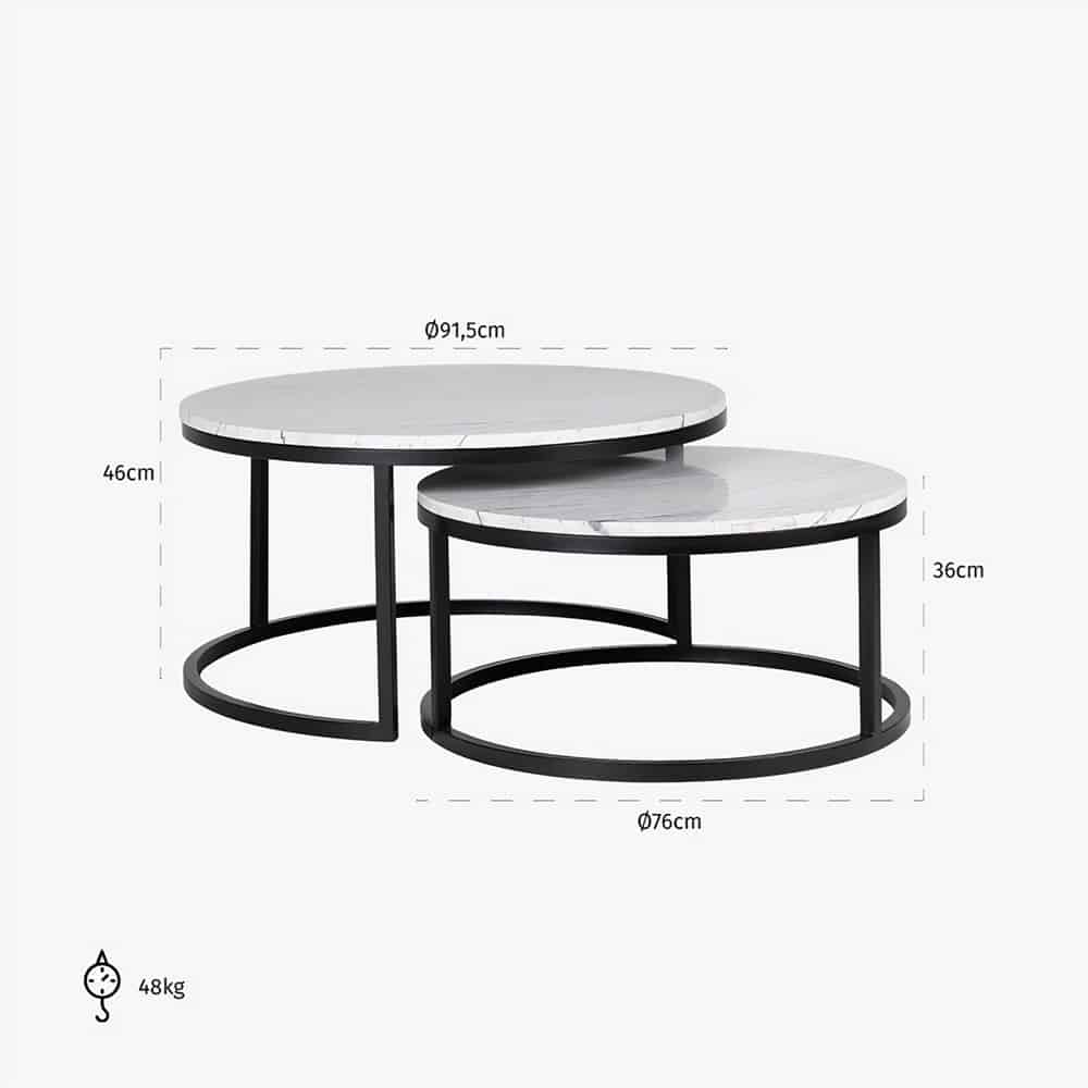 Salontafel Lexington set/2