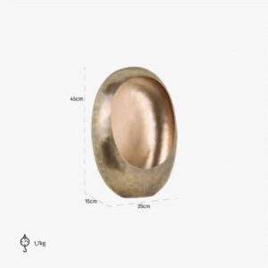 Kandelaar Majlen goud medium (Gold)
