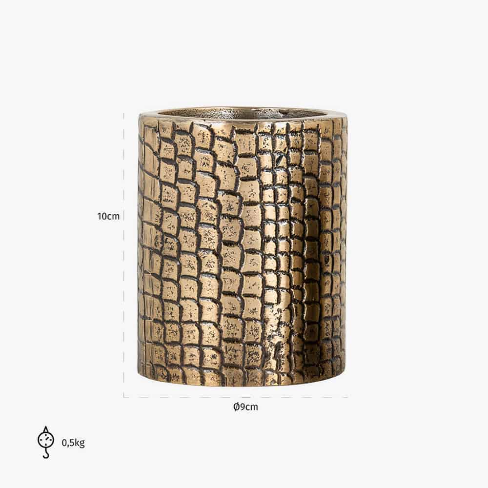 Kandelaar Ross medium (Brushed Gold)
