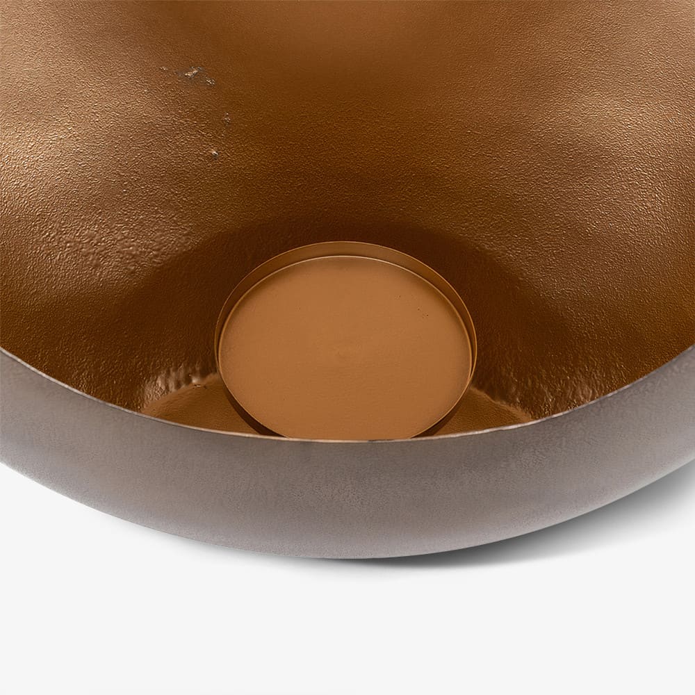 Kandelaar Xemm brons goud groot (Bronze)