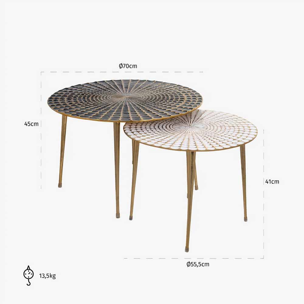 Salontafel Esmay set/2