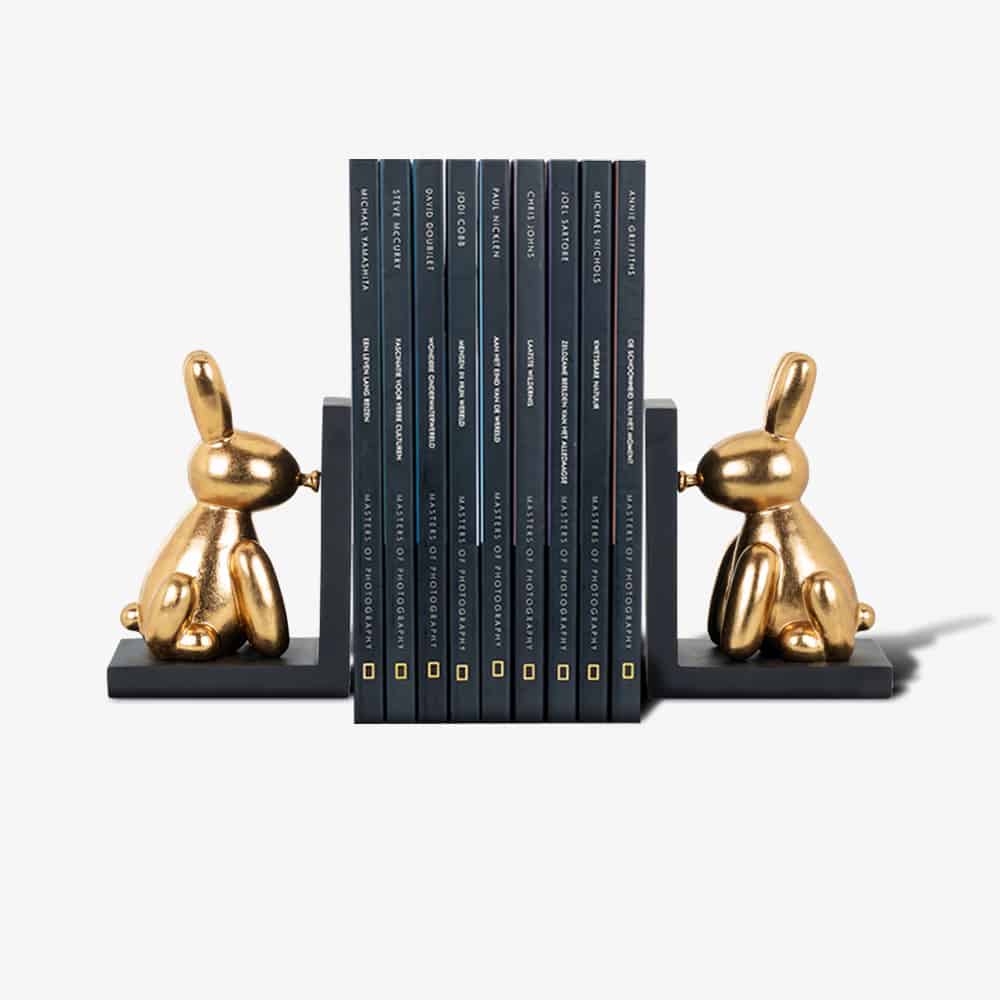 Boeken standaard Cony (Black/gold)