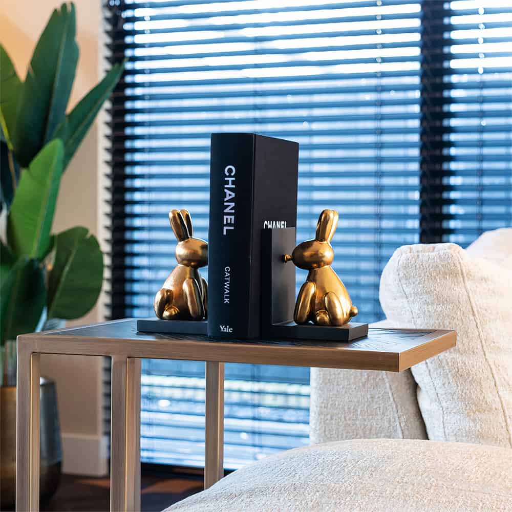 Boeken standaard Cony (Black/gold)