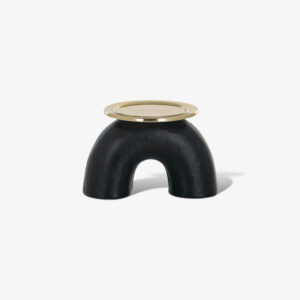 Kandelaar Femke klein (Black/gold)