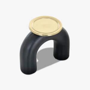 Kandelaar Femke groot (Black/gold)