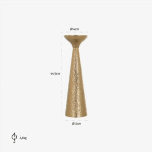 Kandelaar Feliz big (Brushed Gold)