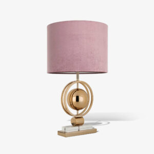 Lampshade Old rose cilinder 40Ø (Pink) 2