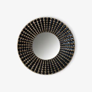 Spiegel Lynde groot (Black)