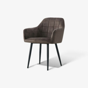 Eetkamerstoel Velvet Antraciet