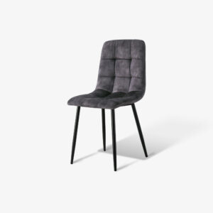 Eetkamerstoel Adelina Velvet Antraciet