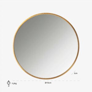 Spiegel Maevy gold 110Ø (Gold)