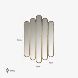 Spiegel Chelsey (Gold)