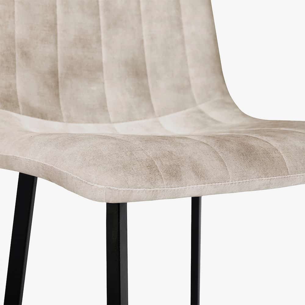 Eetkamerstoel Mink Velvet Taupe
