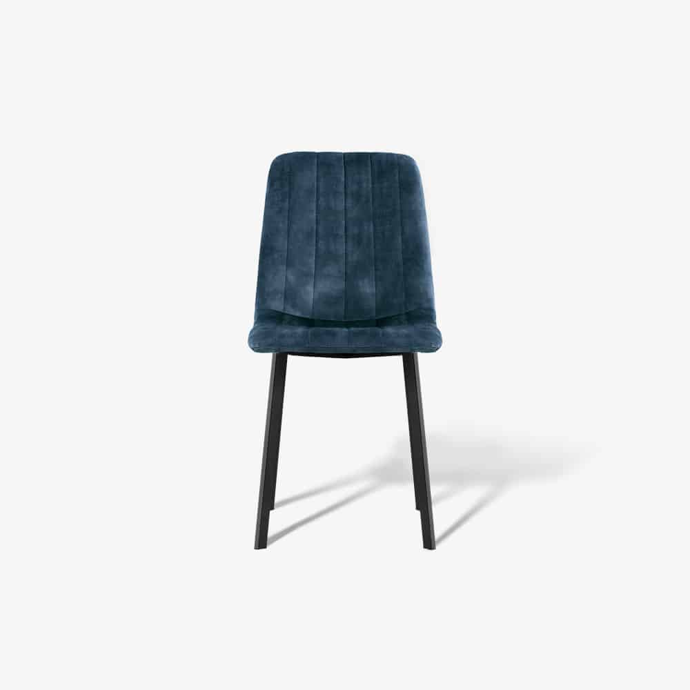 Eetkamerstoel Mink Velvet Petrol