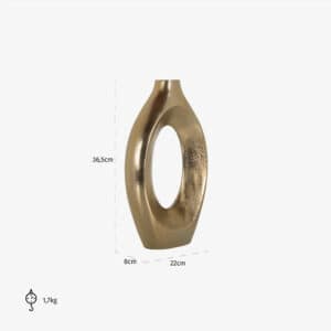 Vaas Alma groot (Brushed Gold)