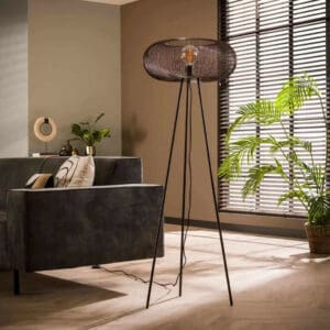 Vloerlamp 1L Metallo