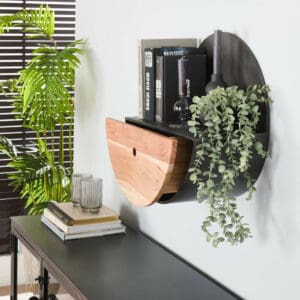 Wandschap Semicircle Ø50